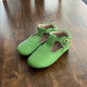 Monkey Feet Vibrant Green Baby Shoes